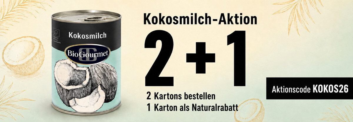 Aktion Kokosmilch 2+1